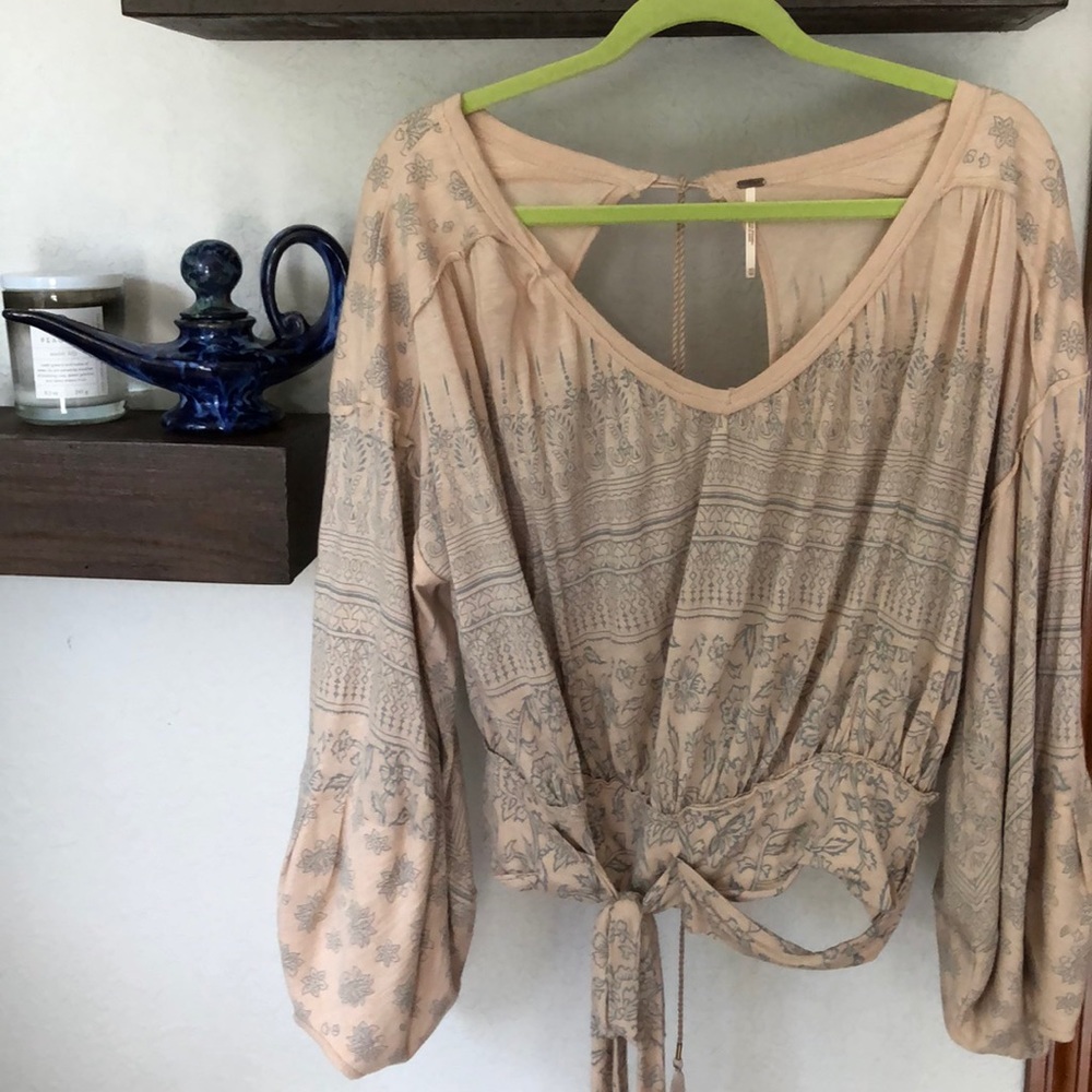 Free people backless top